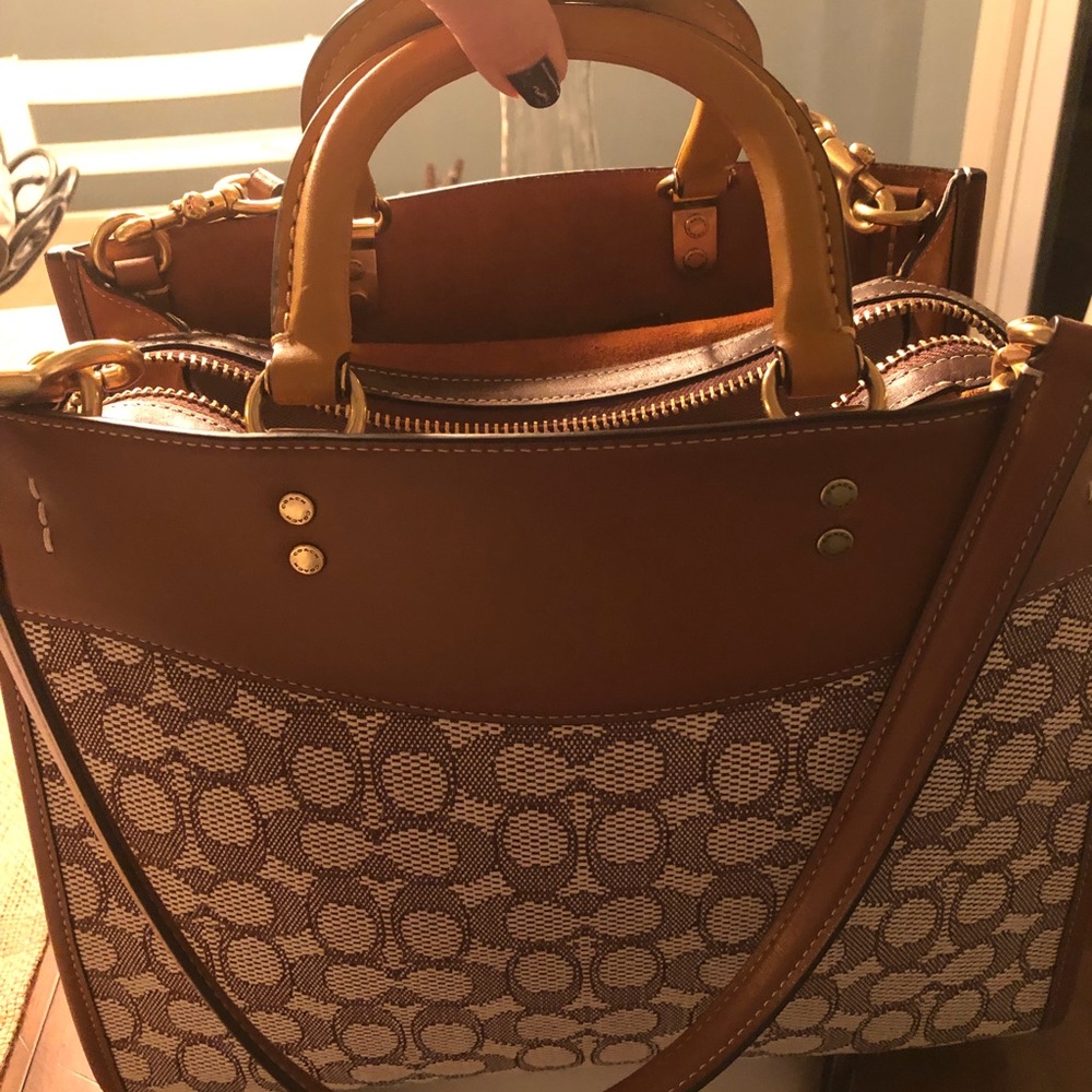 Coach Rogue in Signature Jacquard